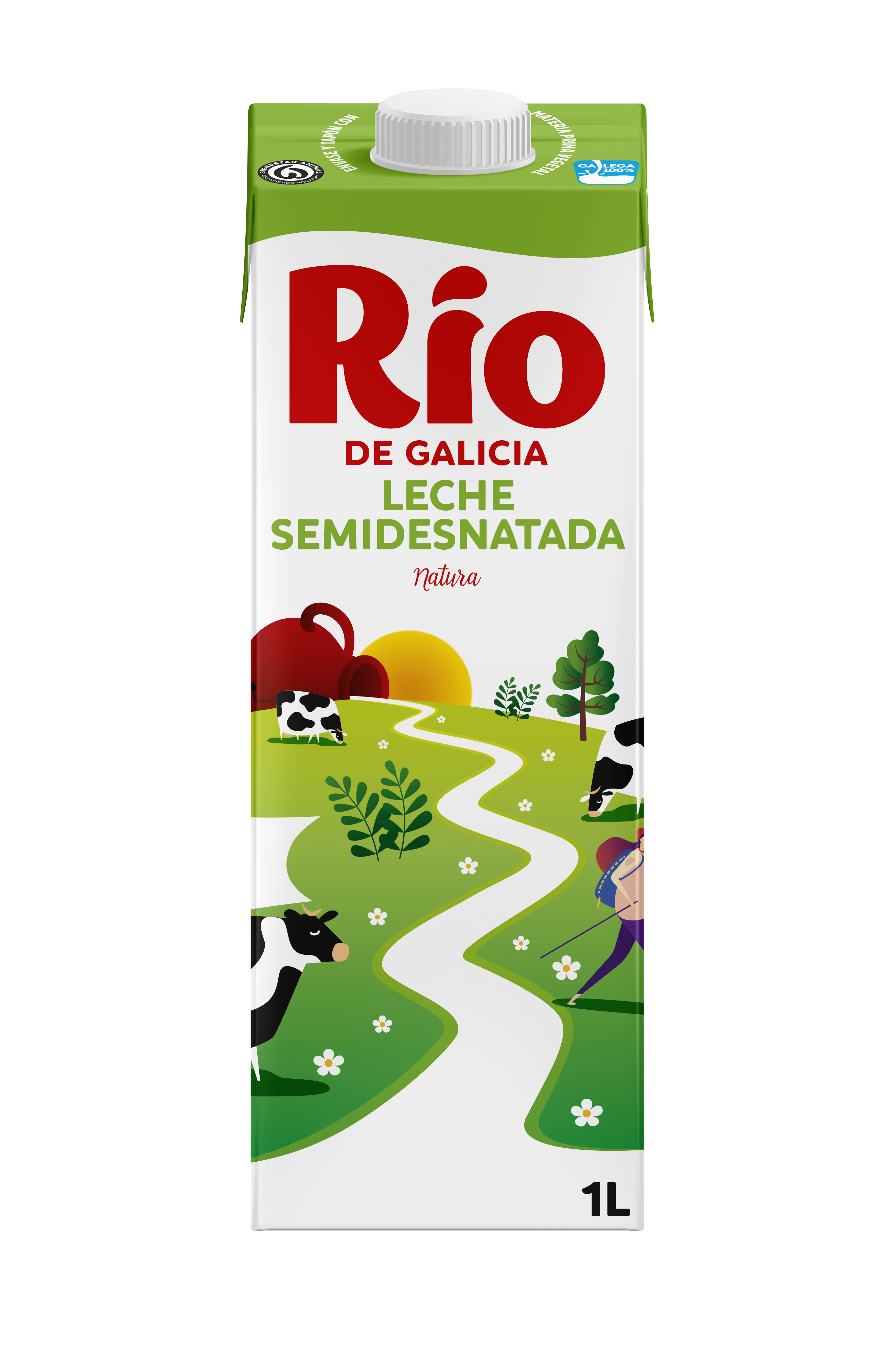 LECHE SEMI RIO PACK6
